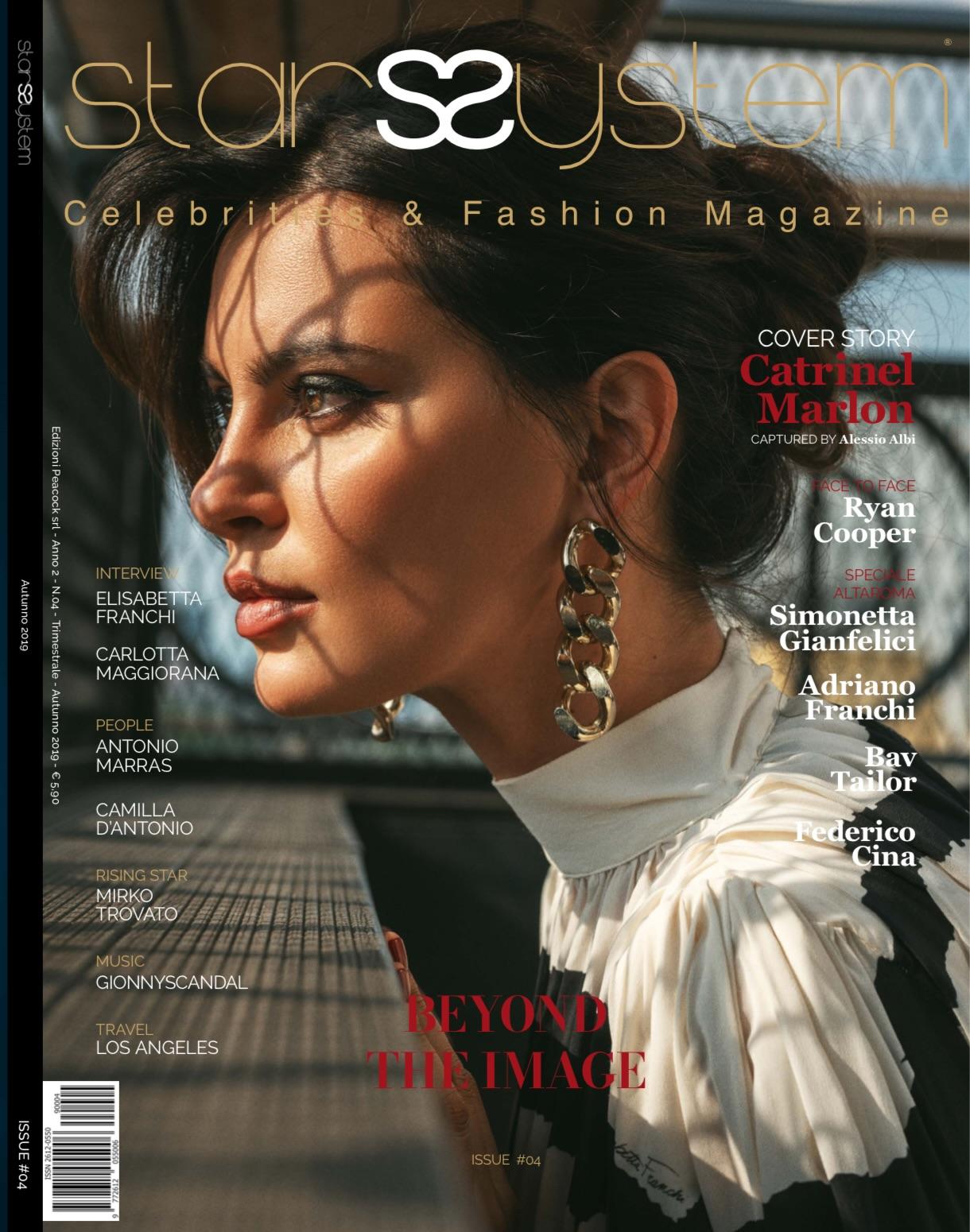 Catrinel marlon fotografta da Alessio Albi per la cover di StarsSystem