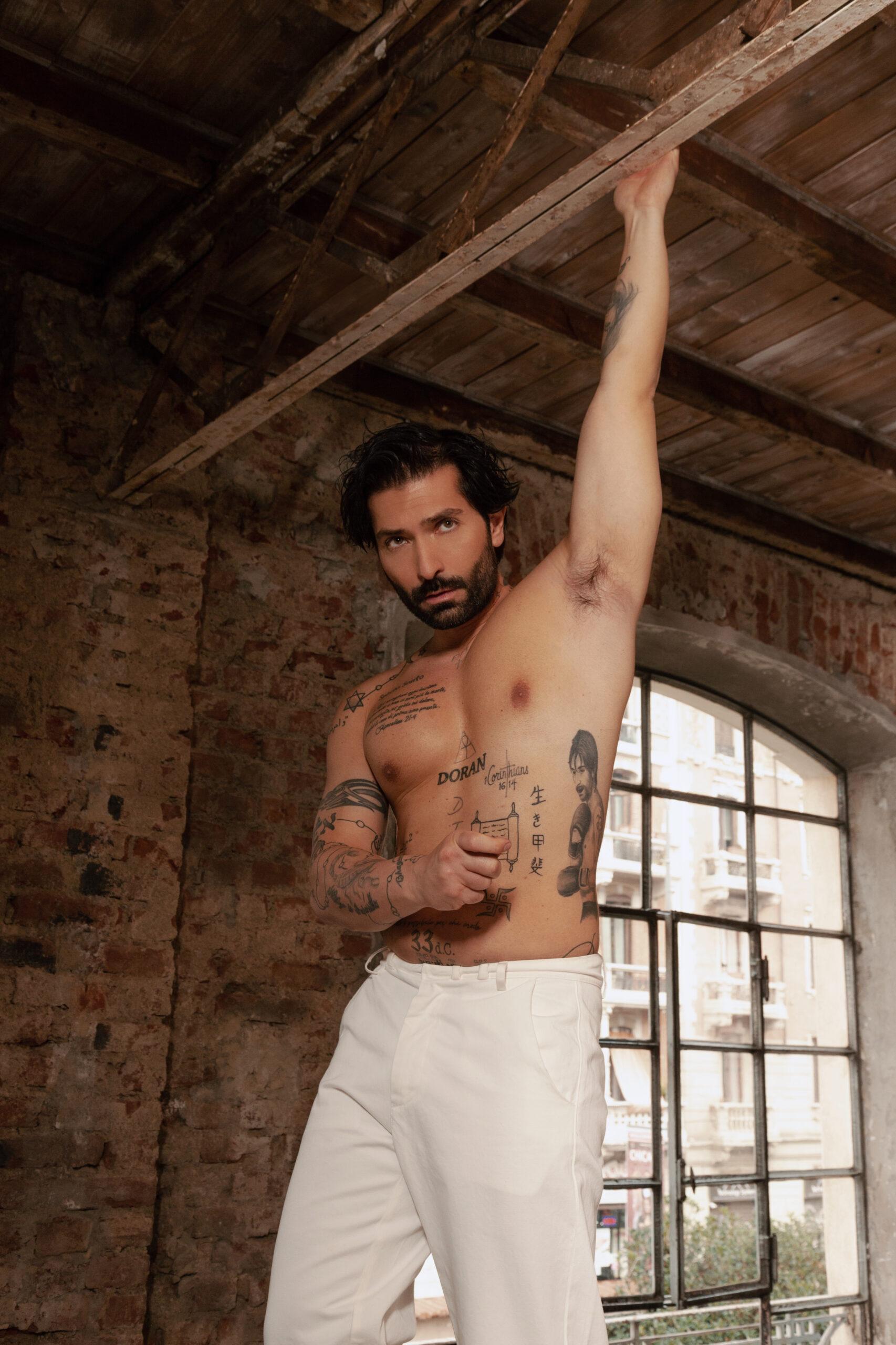 DONATO LECCE DORAN PANTALONE BIANCO