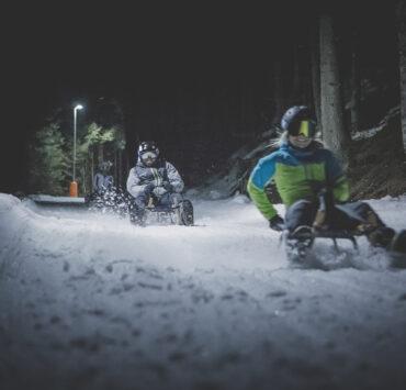 Pista slittino Monte Cavallo (notturna)