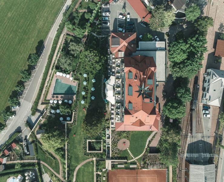 Parkhotel Holzner dall'alto