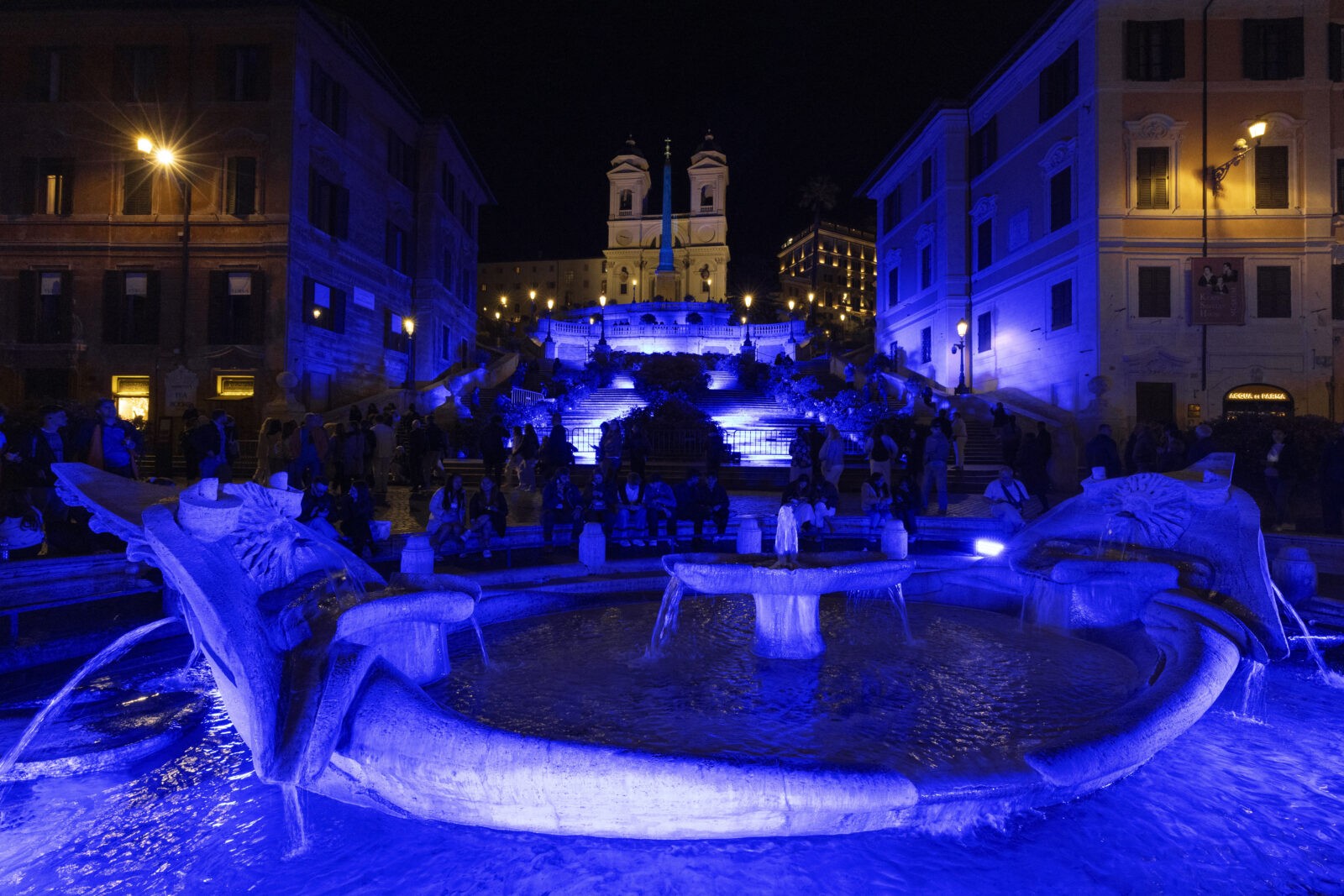 Piazza di Spagna in Blu Balestra