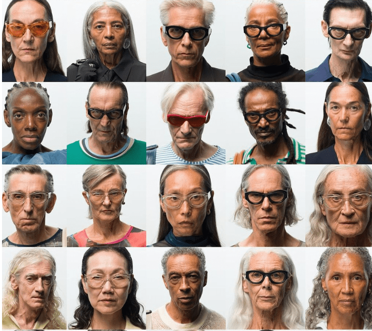 Milano Fashion Week 2024: il casting della sfilata di Sunnei è over 50