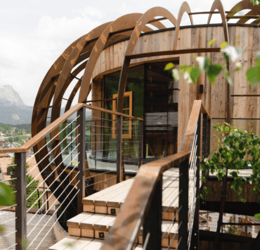 Dolomiti Wellnes Hotel Fanes - Sauna Elements girevole