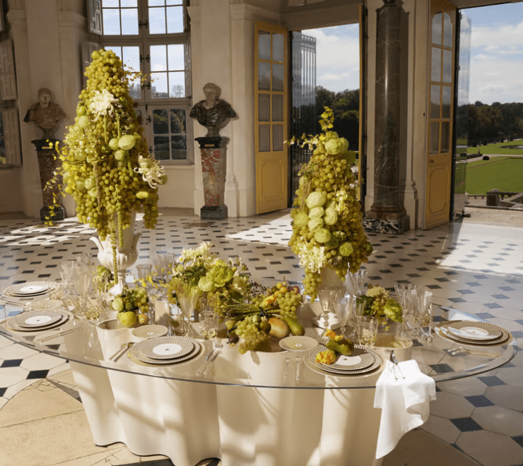 "Art de la Table" di Louis Vuitton arriva a Louis Vuitton svela le nuove collezioni "Art de la Table" presso lo château de Vaux-le-Vicomte