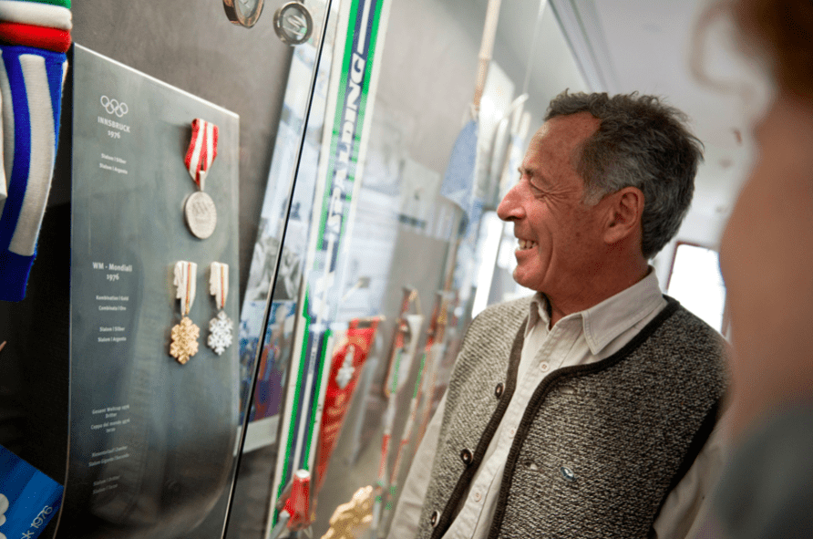 Gustav Thoni campione di sci