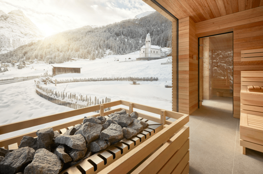 Hotel Bella Vista Trafoi sauna in montagna