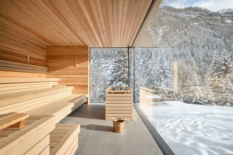 Hotel Bella Vista Trafoi sauna in montagna