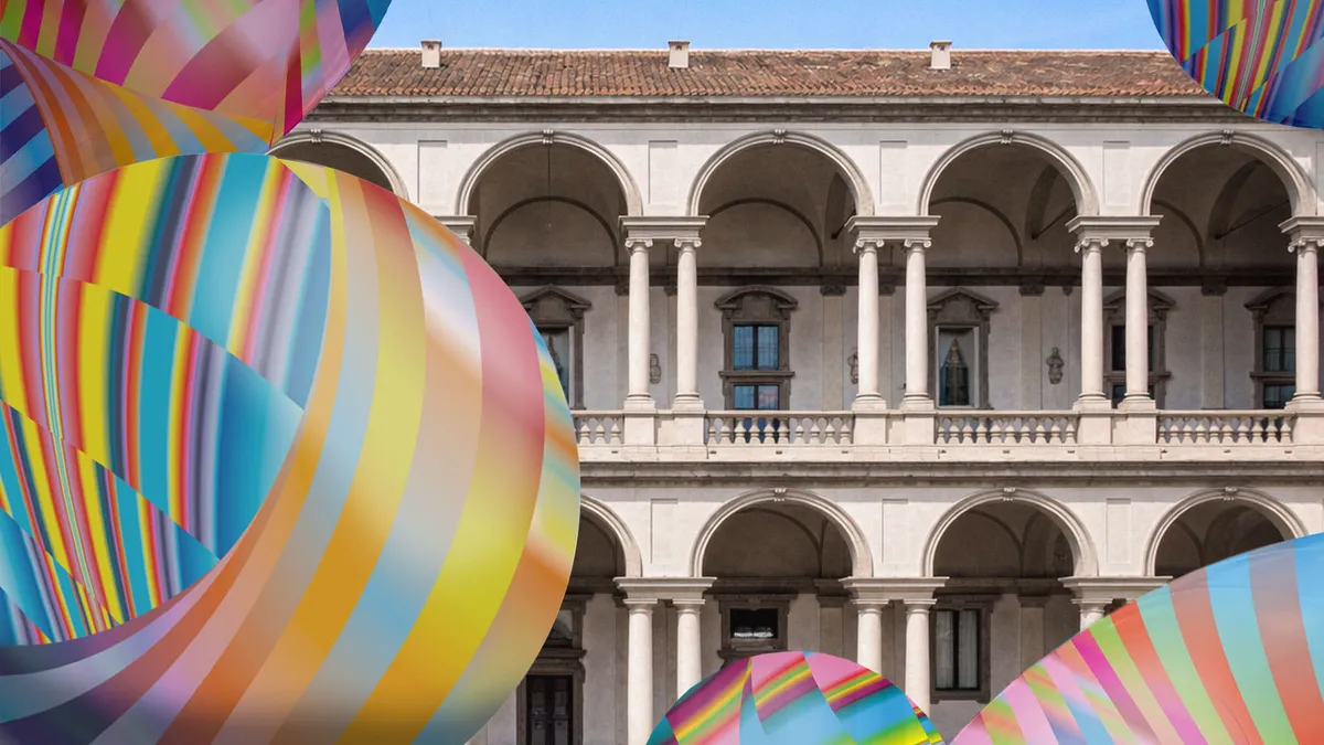 THE CHEMISTRY OF HAPPINES, CORTILE DELLA PINACOTECA DI BRERA