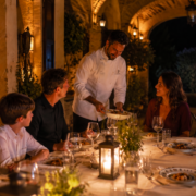 Cena privata con chef in villa