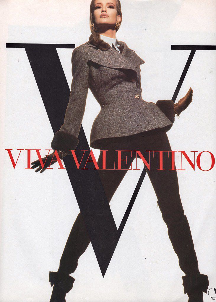 karen mulder campagna valentino